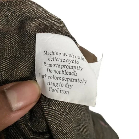 Haggar Women's Tan Rayon Blend Straight Leg Pants - Picture 8 of 8